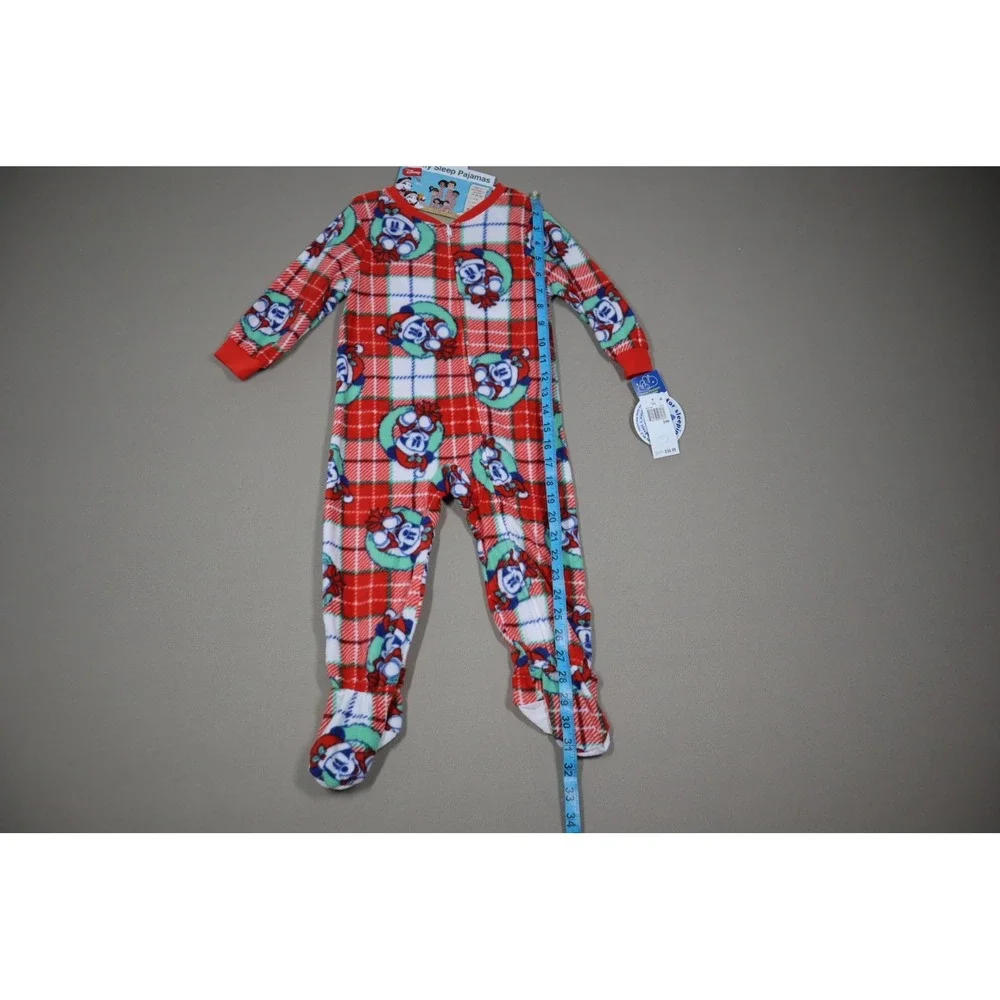 Briefly Stated Infant Mickey‎ Mouse Christmas Onesie - Size 24M